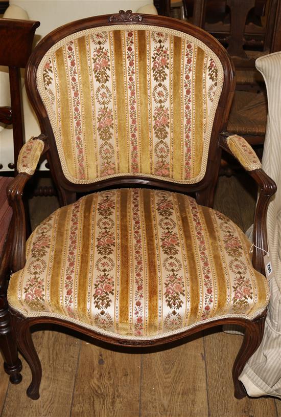 An 18th century French armchair